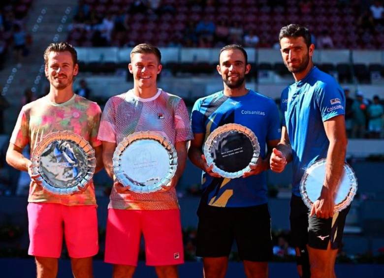 Juan Sebastián Cabal y Robert Farah perdieron la final del Masters 1000 de Madrid ante Wesley Koolhof y Neal Skupski. FOTO: TOMADA DE INSTAGRAM @robertfarah