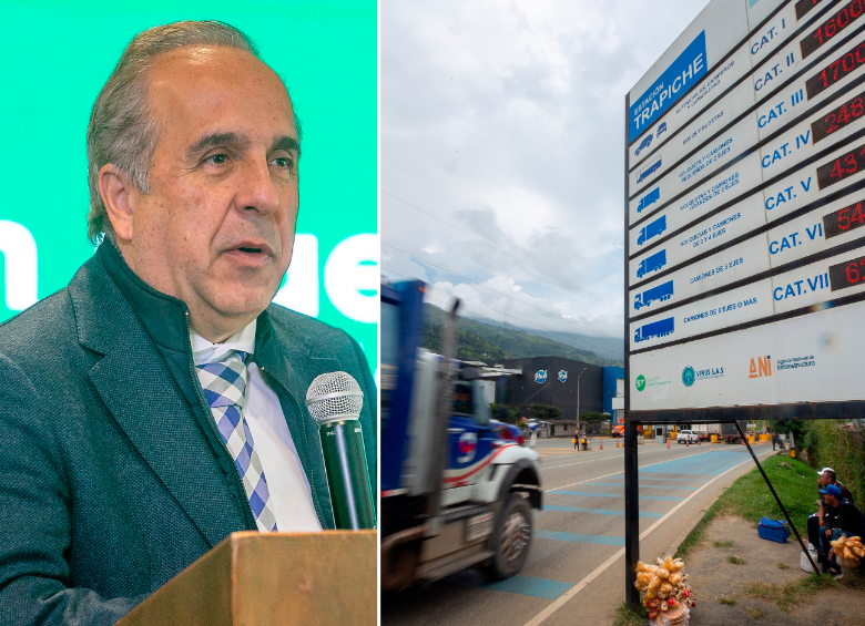 El ministro de Transporte, Guillermo Reyes, aseguró que en la mayoría de peajes del país no se aumentarán los precios para el año 2023. FOTO ARCHIVO EL COLOMBIANO