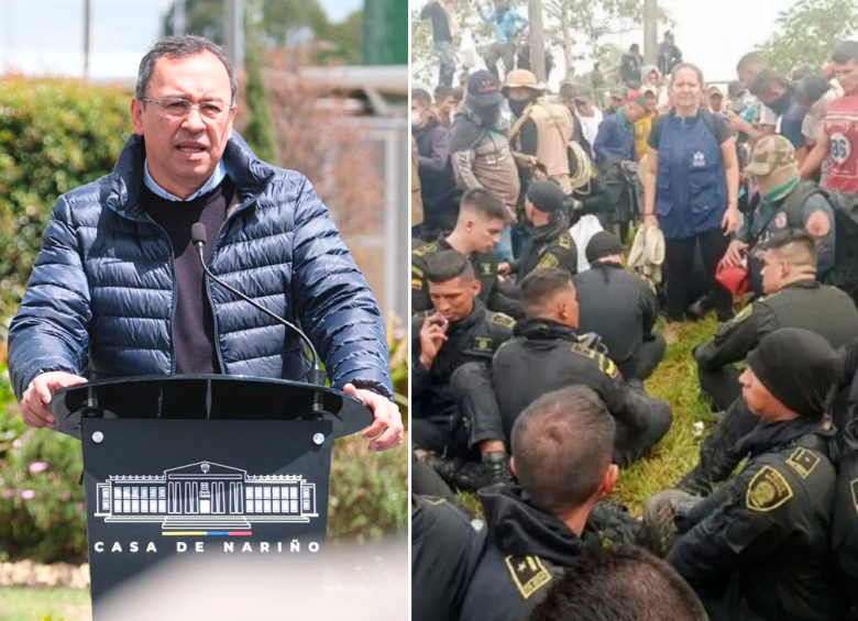 Para aseguró que ninguno de ni él, como ministro del Interior, ni el ministro de Defensa, Iván Velásquez se sentarán a dialogar hasta que no sean liberados los 79 policías. FOTO CORTESÍA 