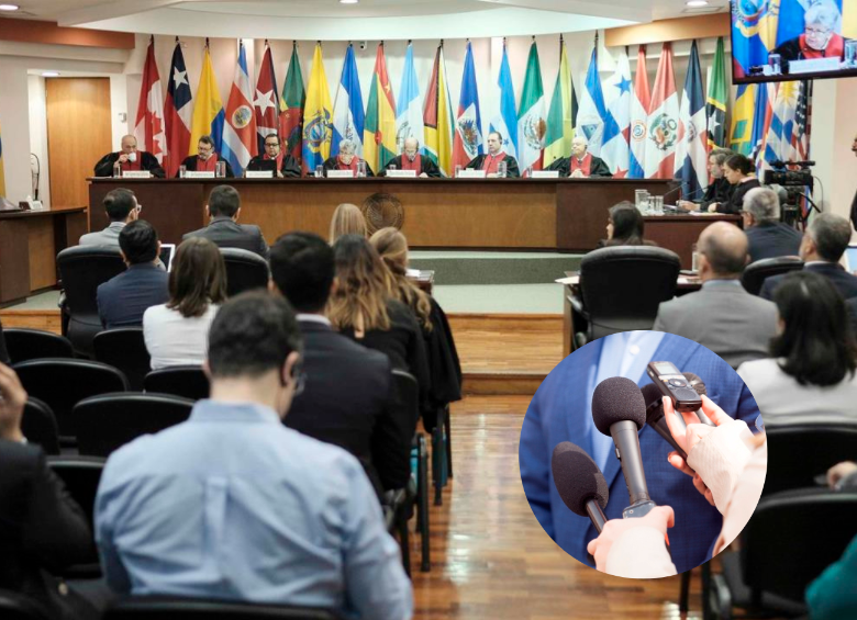 La Corte IDH emitió un fallo en el que aseguró que el Estado de Chile violó los derechos a la libertad de pensamiento y de expresión por sancionar judicialmente a una persona que dio una declaración a medios de comunicación contra un senador. FOTO EFE