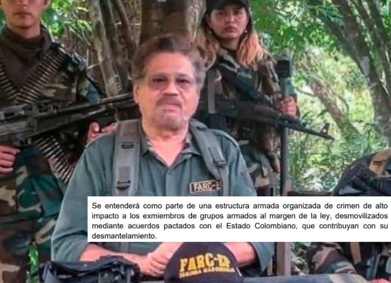 El narcodisidente ‘Iván Márquez’, quien se esconde en Venezuela, podría acceder a beneficios jurídicos de la paz total por la reforma a la ley de orden público. 
