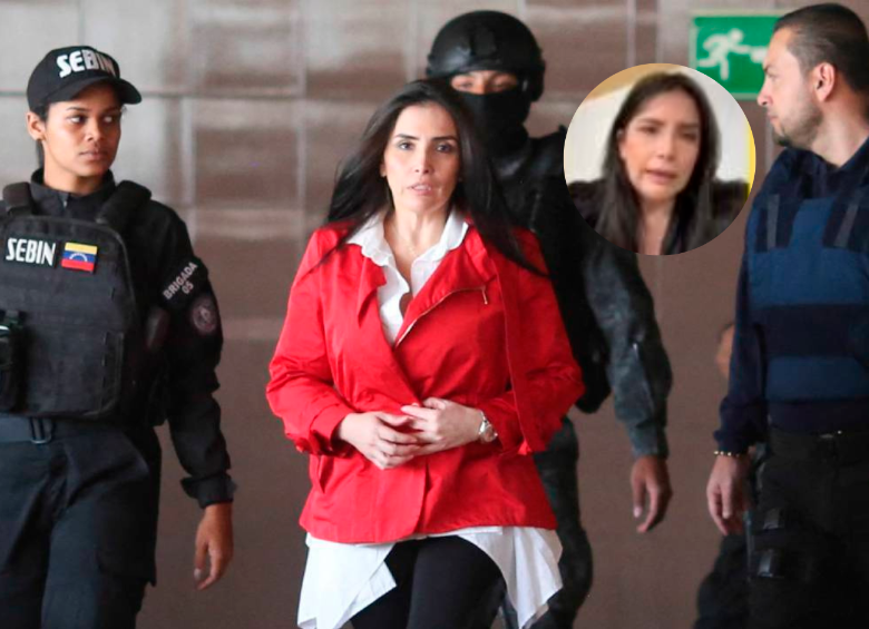 Aída Merlano permanece en Venezuela y se ha mostrado dispuesta a colaborar con las autoridades en el caso contra Julio Gerlein por presunta corrupción electoral. FOTO: AFP Y CAPTURA DE PANTALLA