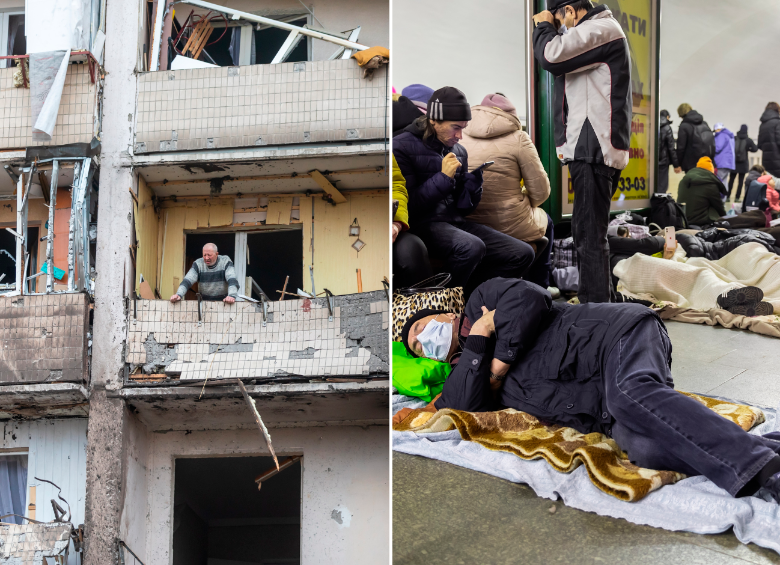 Según la ONU, la invasión rusa en Ucrania ha dejado más de 17.500 víctimas civiles, alrededor de 6.800 muertos y 10.800 heridos, y 7,8 millones de refugiados. FOTO AGENCIAS