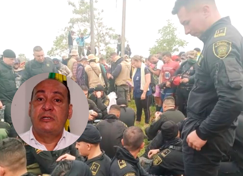 Julián Perdomo, alcalde de San Vicente del Caguán aseguró que las protestas de la guardia indígenas empezaron hace más de un mes y el Gobierno estaba enterado. FOTO CORTESÍA
