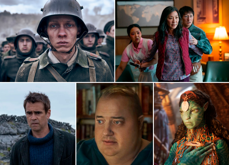 Algunas películas nominadas al Óscar este año. FOTOS Cortesía