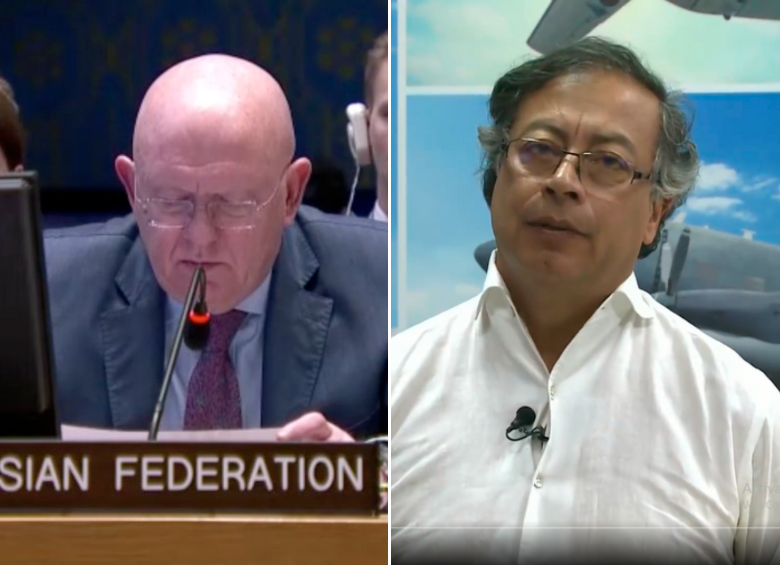 Vasili Nebenzia, embajador ruso ante las Naciones Unidas, dio un espaldarazo al Gobierno de Gustavo Petro y a su vez lanzó críticas al gobierno del expresidente Iván Duque. FOTO: CORTESÍA
