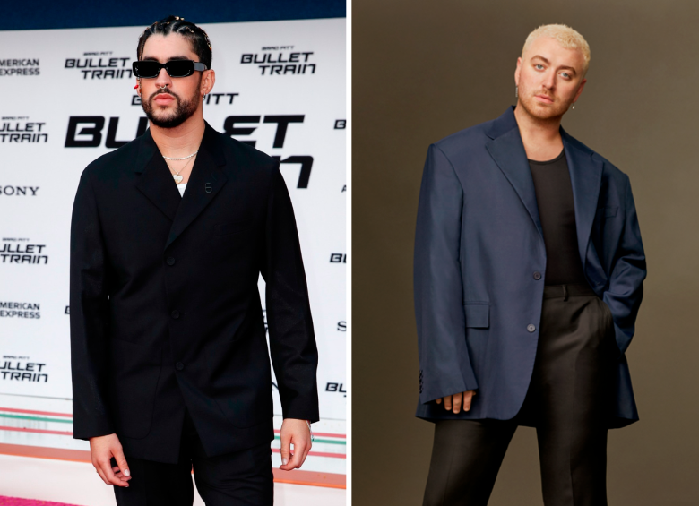 Bad Bunny y Sam Smith cantarán en la gala de los Grammy. FOTOS Cortesía