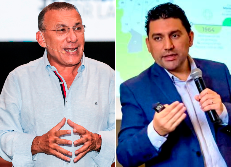El senador Roy Barreras (izq.) aseguró que su hijo Roy Alejandro fue nombrado por méritos en el BID y no por un favor político del Gobierno. FOTO EL COLOMBIANO Y CORTESÍA
