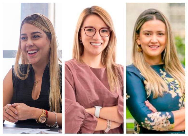 Las ternadas para alcaldesa encargada son tres secretarias de despacho. FOTOS Cortesía y EL COLOMBIANO