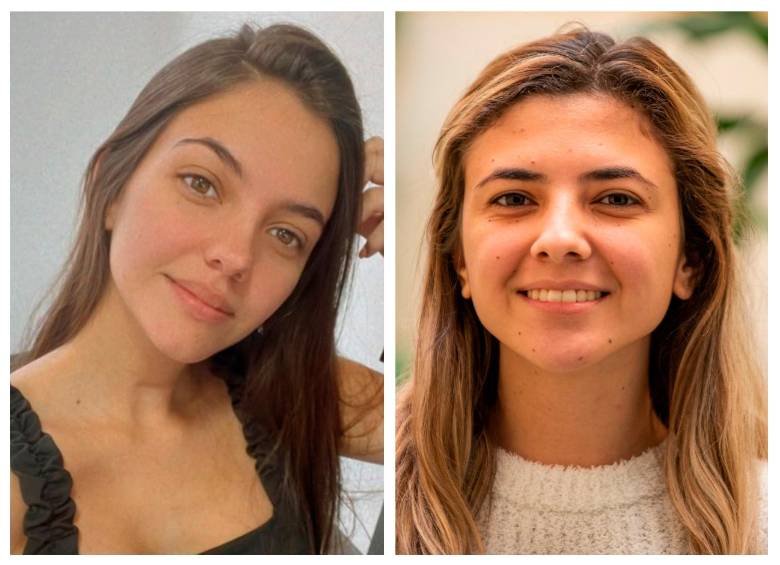 María Clara (izq.) y Susana Gómez negaron que busquen que la primera encabece la lista al Concejo de Medellín. FOTOS Cortesía