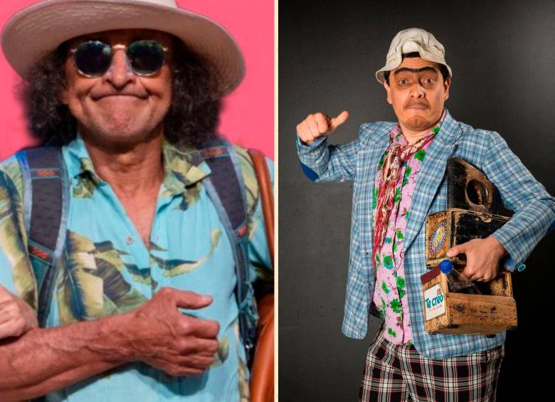 Dos referentes del humor popular en Colombia, el Águila descalza y Suso, tiene funciones este “finde” en Medellín. FOTO Cortesía 