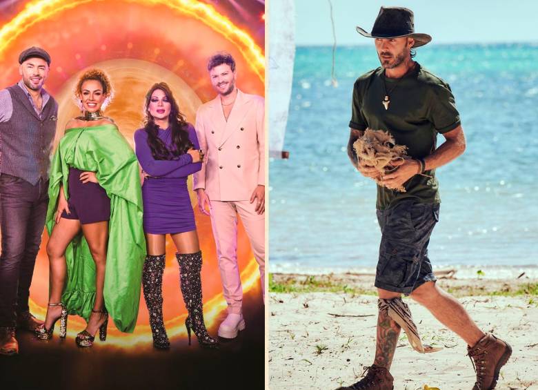 Imágenes de “La Descarga”, Caracol, y “Survivor: la isla de los famosos”, de RCN. FOTOS Cortesia