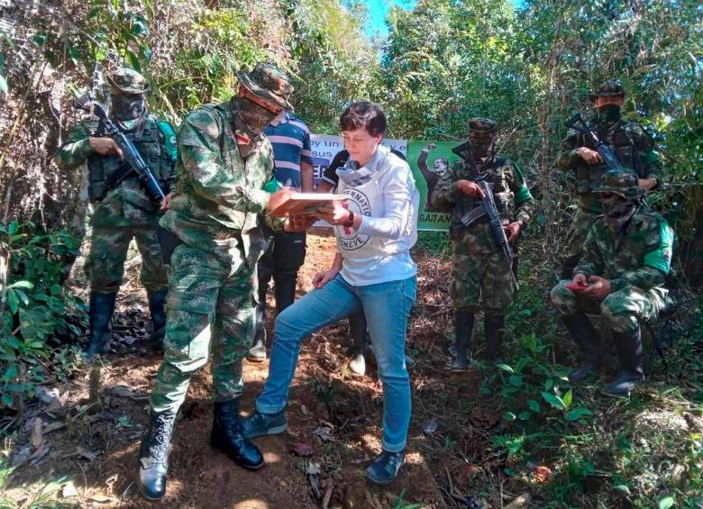 El secuestro se dio en zona rural de Ituango, en el Norte antioqueño. FOTO: Cortesía