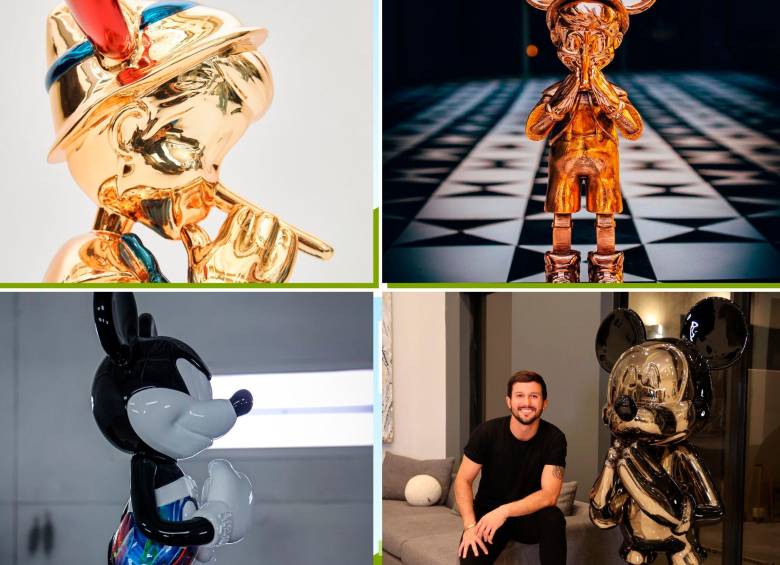 Sus obras están en casas de artistas como Maluma y Nicky Jam, y de deportistas como James Rodríguez, Canelo Álvarez y David Ospina, entre otros. FOTO Cortesía