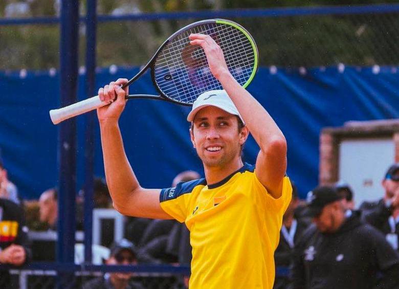 Daniel Galán sigue demostrado su buen presente, ahora en representación del país. FOTO: FEDECOLTENIS