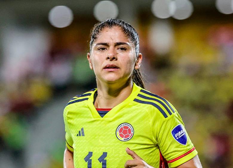 Catalina Usme, máxima artillera de la Tricolor. FOTO tomada fcf 