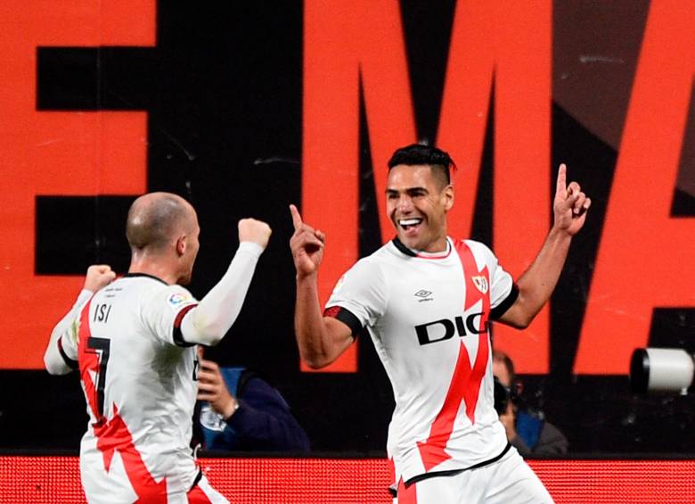 El colombiano Radamel Falcao García ha perdido protagonismo en el Rayo Vallecano. FOTO GETTY