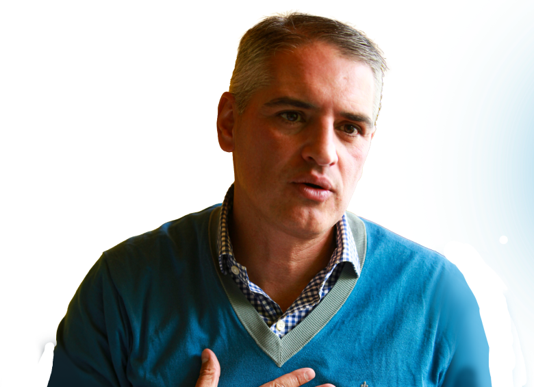 Andrés Julián Rendón, exalcalde de Rionegro y precandidato a la Gobernación. FOTO: Manuel Saldarriaga 