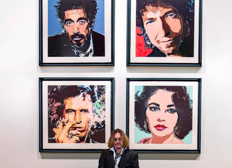 Johnny Depp cuenta que hasta hace poco había guardado su arte solo para él. FOTO Instagram @johnnydepp