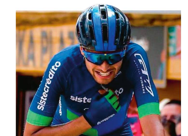David Santiago Gómez fue uno de los corredores más combativos de Colombia en 2022. En el Clásico fue top-10. FOTO CORTESÍA