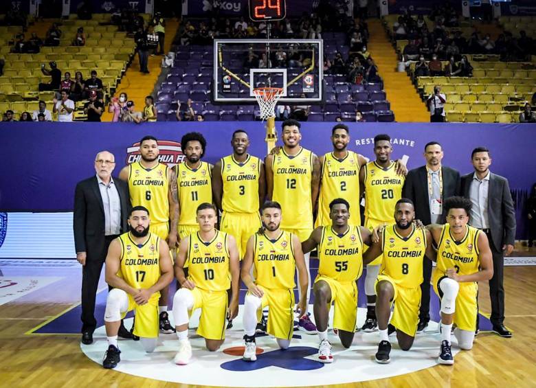 La Selección Colombia de baloncesto debe enfrentar en esta segunda fase a Estados Unidos, Puerto Rico y México, en partidos de ida y vuelta. FOTO: TOMADA DE TWITTER @OlimpicoCol