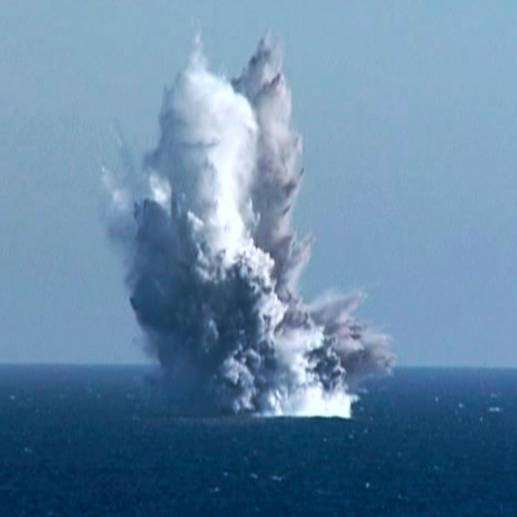 El nuevo sistema de armamento tiene capacidad de provocar una ola destructora “a gran escala”. FOTO: EFE