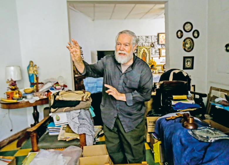La casa de Prado Centro está desordenada. El padre está adelantando su traslado a otro lugar. FOTO julio césar herrera
