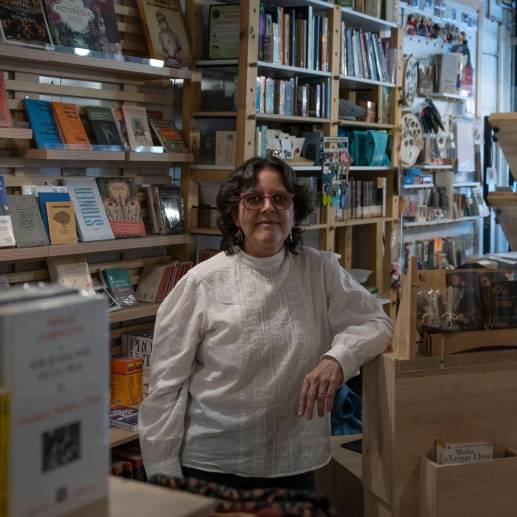 Patricia Melo fundó la librería aunando su amor por los libros y la cocina. FOTO Juan Fernando Ospina