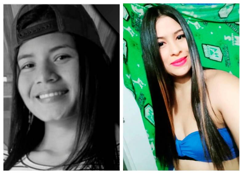 Izquierda: Ángela Treco González, 23 años, asesinada el 1 de enero en Remedios. Derecha: Gina Paola Bocanegra Hernández, 22 años, apuñalada en el barrio Moravia, de Medellín, el 2 de enero.