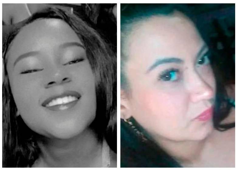 Izquierda: Yulitza Palacios Palacios, de 23 años, murió por una puñalada en medio de una pelea con su pareja en el barrio Moravia el 6 de marzo. Derecha: Yesica Alejandra Escobar Martínez, de 30 años, fue asesinada con arma blanca y objeto contundente en un hotel del municipio de Caldas el 14 de marzo.