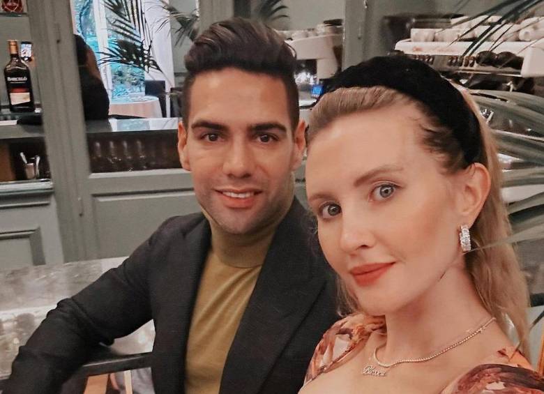 Falcao García y Lorelei Tarón se casaron en el 2007 cuando el colombiano la “rompía” en River Plate de Argentina. FOTO: TOMADA DE INSTAGRAM @loreleitaron