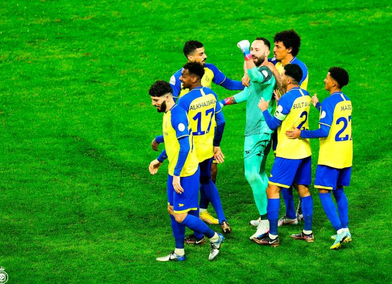 Inspirado: con gratas atajadas y asistencia Ospina fue figura en triunfo del Al-Nassr