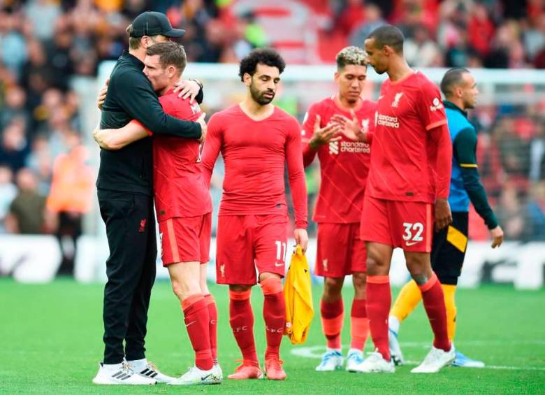Liverpool actualmente ocupa la casilla seis con 28 puntos. Foto EFE