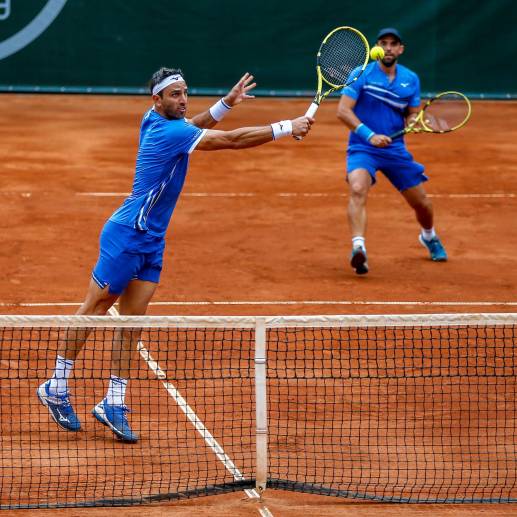 La dupla colombiana integrada por Juan Sebastián Cabal y Robert Farah se despidieron del Roland Garros. FOTO Juan Antonio Sánchez