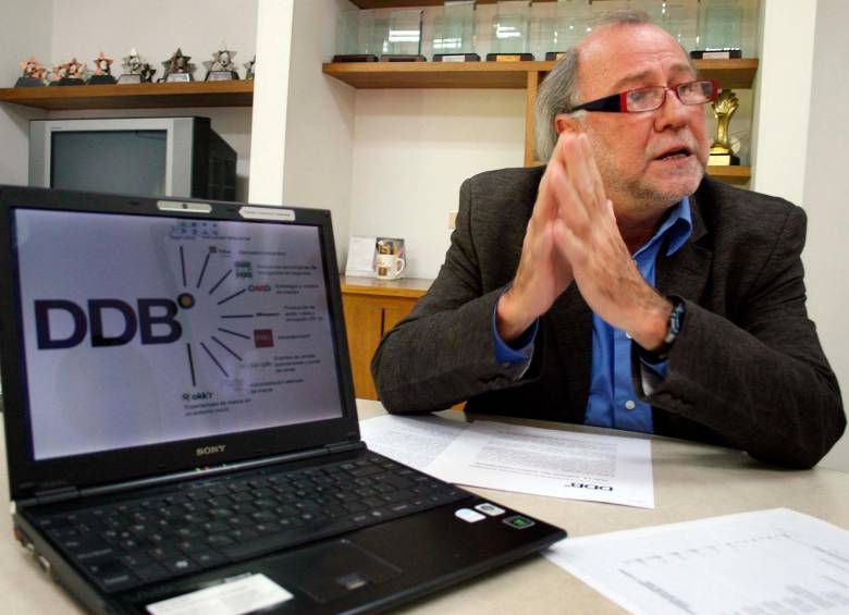 Michel Arnau deja un legado en el mundo de la publicidad y sobre todo su campaña Quiero a Medellín. FOTO MANUEL SALDARRIAGA