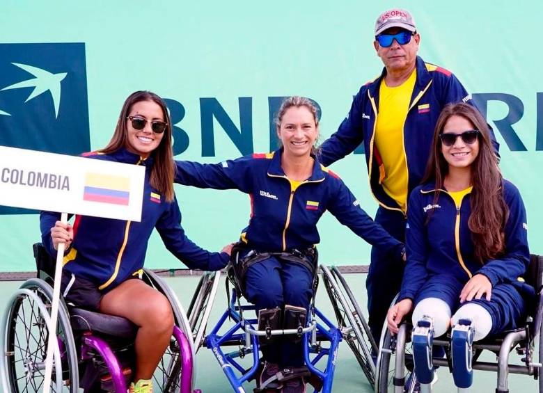 Oscar Leyva Ciudad Seis tenistas La selección Colombia de tenis en silla de ruedas alcanzó histórico resultado en el Mundial. Jugará la semifinal ante Países Bajos. FOTO CORTESÍA FEDECOLTENIS