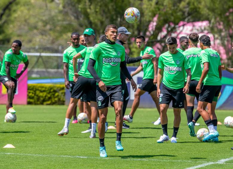 Nacional se prepara para el clásico ante el DIM. FOTO JUAN ANTONIO SÁNCHEZ