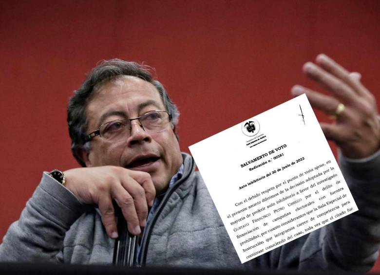 Desde el 3 de marzo de 2020, Gustavo Petro tenía en la Sala de Instrucción un proceso por presunta financiación irregular a su campaña de 2018. Este no prosperó y fue cerrado. FOTO Colprensa