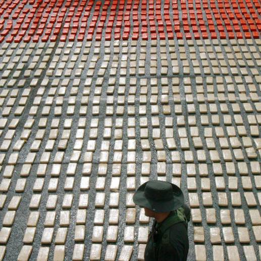Los narcotraficantes de Colombia ya no solo envían cocaína a Estados Unidos y a Europa, sino también a Asia, donde un kilo de cocaína puede costar hasta 200.000 dólares. FOTO ARCHIVO