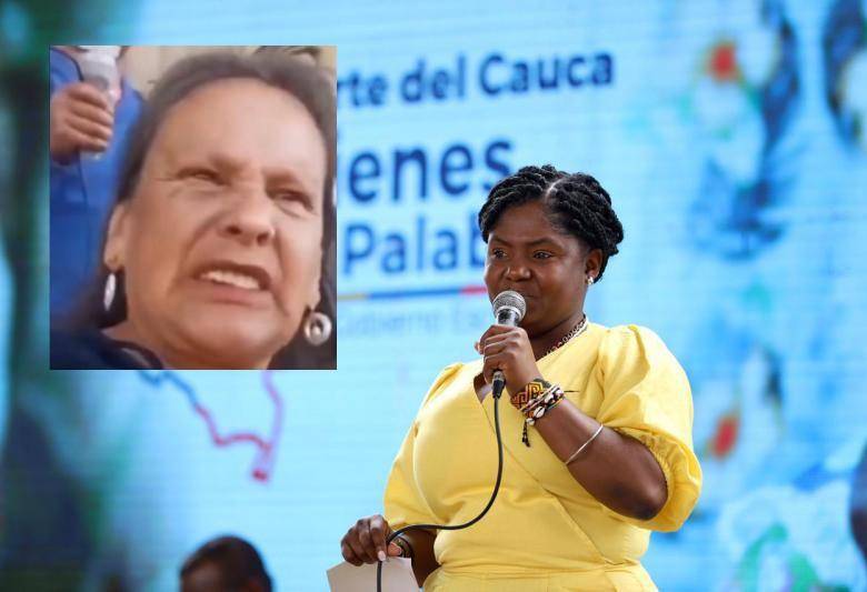La vicepresidenta Francia Márquez fue blanco de comentarios racistas en septiembre de 2022. FOTO: Cortesía Vicepresidencia