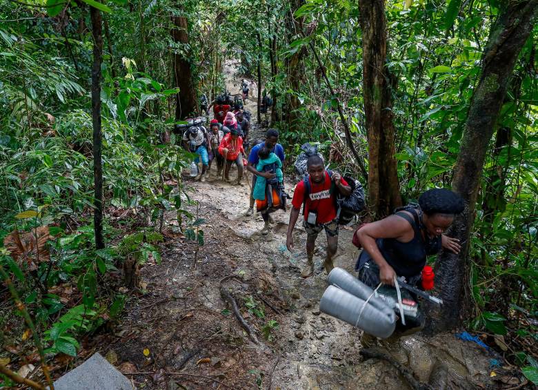 La travesía más dura que enfrenta un migrante para llegar a Estados Unidos es la del Tapón del Darién (foto), que en este 2022 ha cobrado la vida de 20 inmigrantes. FOTO manuel saldarriaga