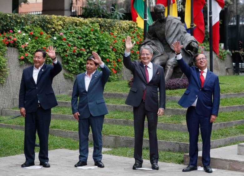 Castilló invitó a sus homólogos “a llevar a cabo una reingeniería social de la CAN que ponga a las personas como eje central”. FOTO: EFE