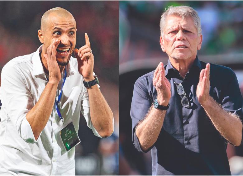 Paulo Autuori asumió su segunda era como entrenador de Nacional en octubre en octubre de 2022; mientras que David González está al frente del DIM desde junio del año pasado. FOTO Juan Antonio Sánchez