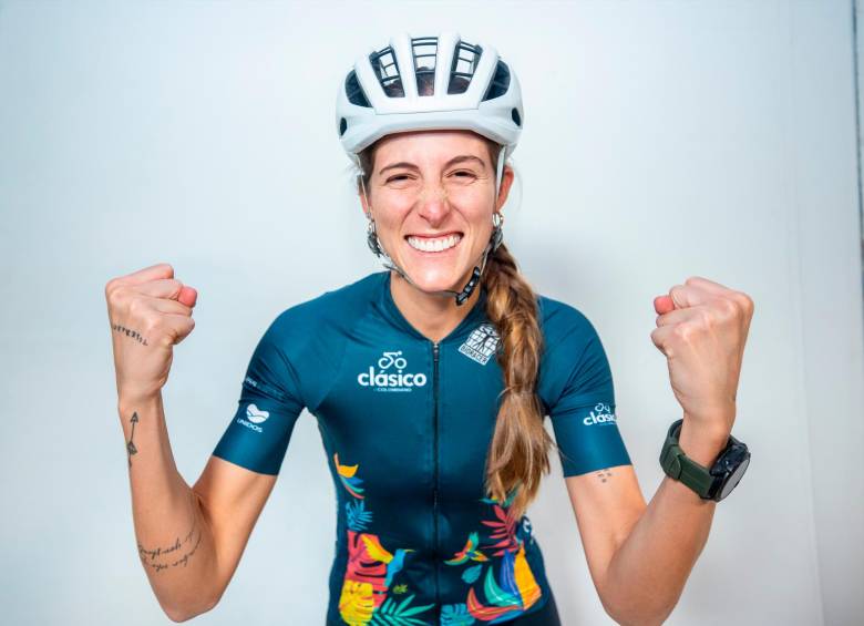 Mariana Gómez, otra de las grandes animadoras que tendrá el Gran Fondo del Clásico EC. FOTO CAMILO SUÁREZ