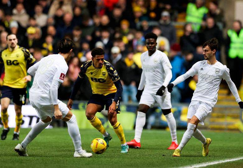 Arsenal es el líder de la Premier League. Entre tanto, Oxford se encuentra en la tercera división inglesa. FOTO GETTY