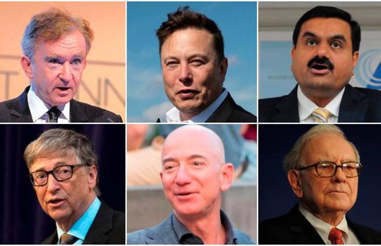 Hasta a los hombres más ricos del mundo les fue mal este año