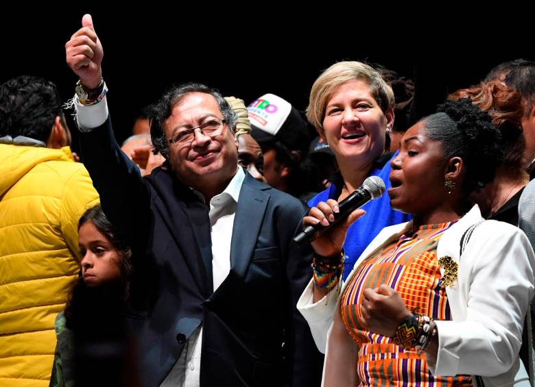 Gustavo Petro logró 11.281.013 votos en la segunda vuelta presidencial. FOTO EFE