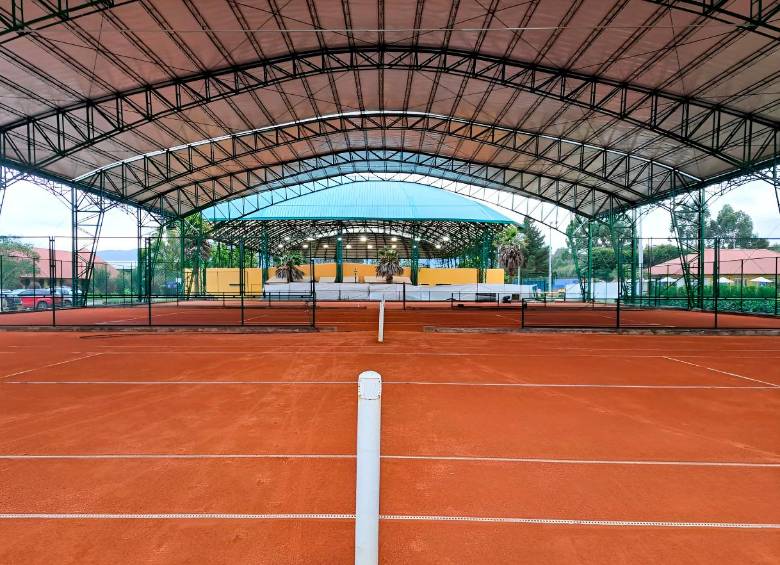 Este será el escenario que reciba a Colombia para la disputa de la Copa Davis ante Gran Bretaña en los primeros días de febrero. FOTO CORTESÍA 