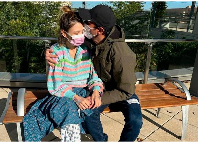 Paula y Sergio había llegado a Estados Unidos hace ocho meses para iniciar una nueva vida; sin embargo ella fue diagnosticada con cáncer en noviembre de 2022. FOTO: TOMADA DEL INSTAGRAM DE sergiovega228711