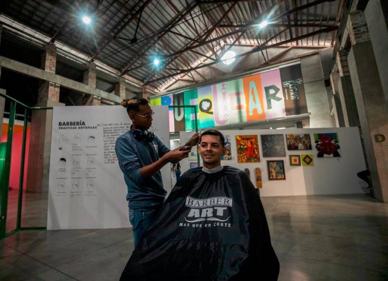 En el Mamm hay una barbería por estos días